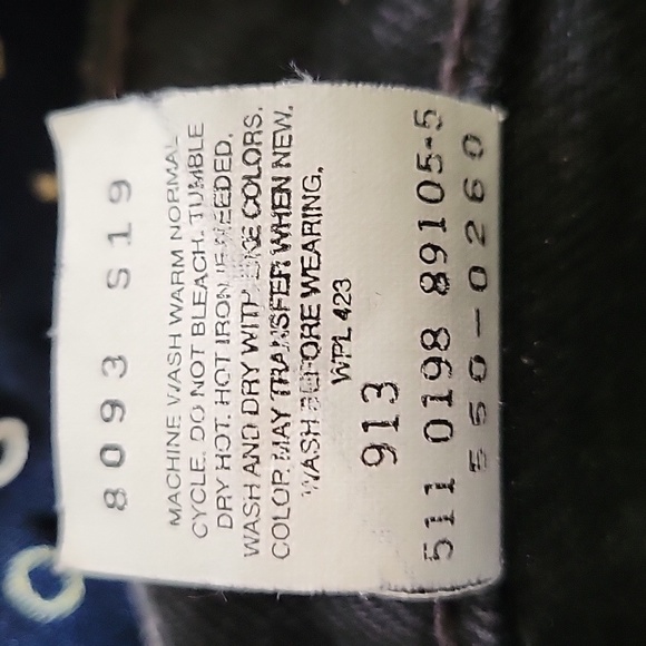 LEVIS Black Vintage 550 Relaxed Jeans - Picture 7 of 12